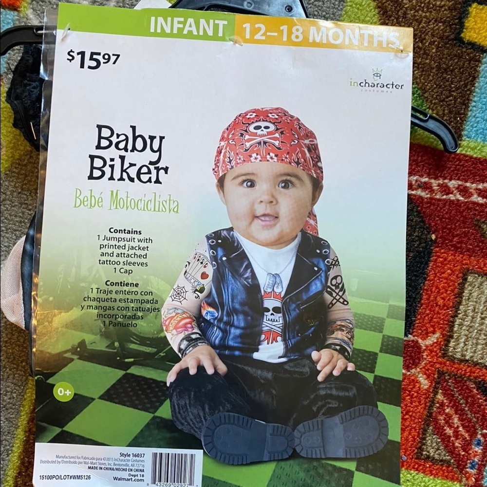 Biker Baby Costume